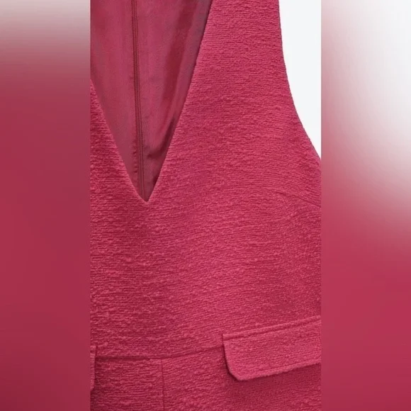 Zara Sleeveless V Neck Mini Pink XS Romper - Picture 6 of 8